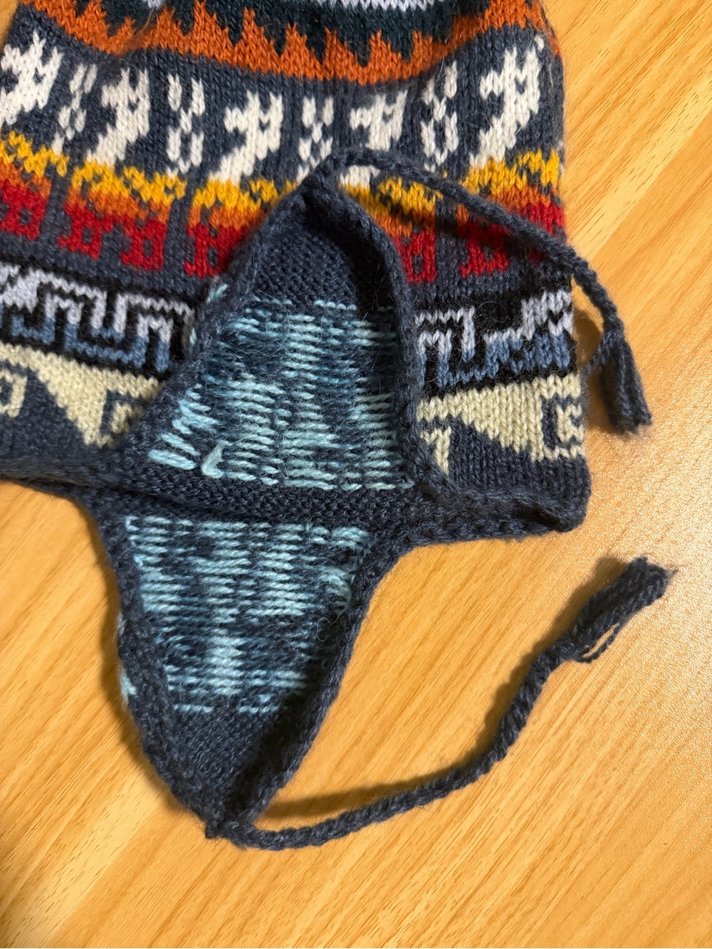 Earflap Knit Hat - Picture 2 of 2